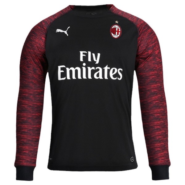 Maillot Football AC Milan Third ML 2018-19 Noir